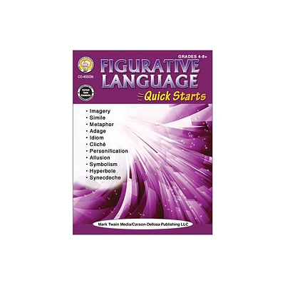 Figurative Language Quick Starts Workbook - by Heitman (Paperback)