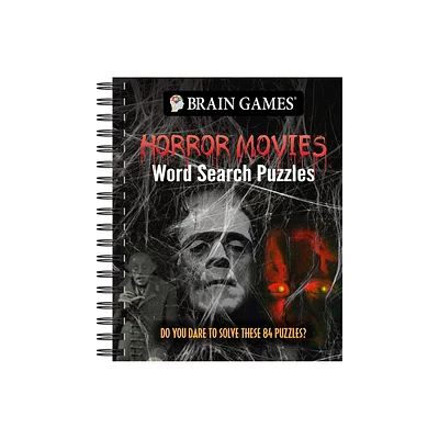 Brain Games - Horror Movies Word Search Puzzles - by Publications International Ltd & Brain Games (Spiral Bound)