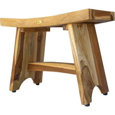 24 Serenity ED965 Wide Teak Shower Safety Bench/Seat - EcoDecors