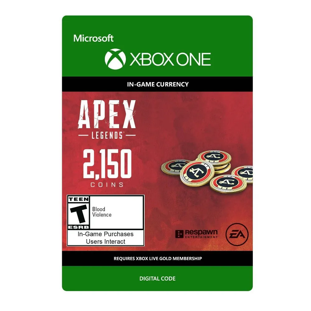 Microsoft APEX Legends: 2,150 Coins - Xbox Series X|S/Xbox One (Digital) |  The Market Place