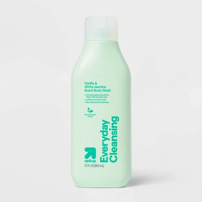 Everyday Cleansing Body Wash - Vanilla & White Jasmine - 22oz - up&up