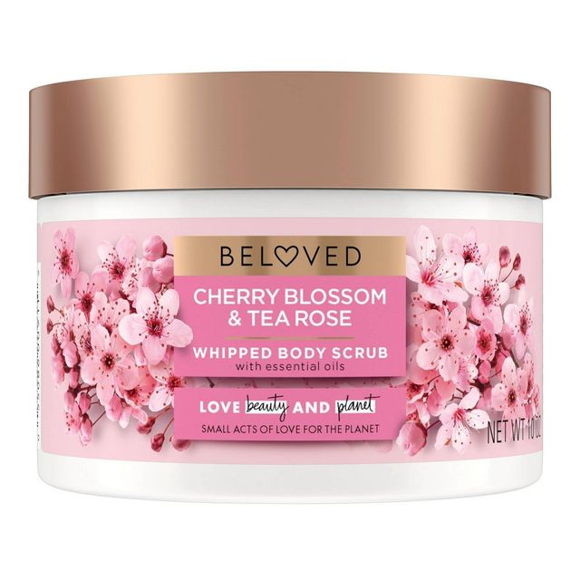 Beloved Cherry Blossom & Tea Rose Body Scrub 10oz