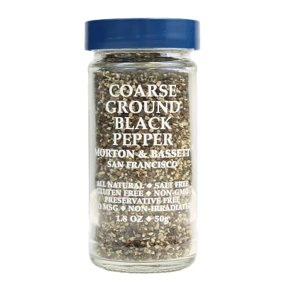 Morton & Bassett Spices Coarse Ground Black Pepper 1.8oz