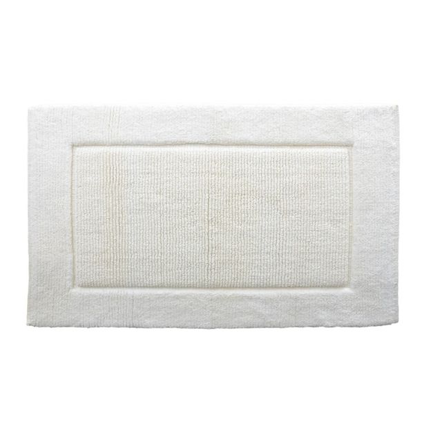 Moda at Home 21x34 Prima Bath Rug  : Microfiber, Machine Washable, Non-Slip Backing