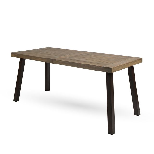 Della Rectangle Acacia Dining Table -  - Christopher Knight Home