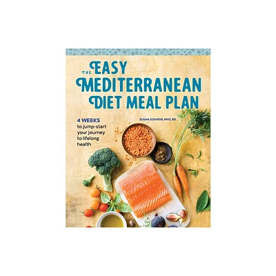 The Easy Mediterranean Diet Meal Plan - by Susan Zogheib (Paperback)