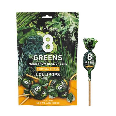 8Greens Lollipops Citrus Flavor Dietary Supplement - 10ct