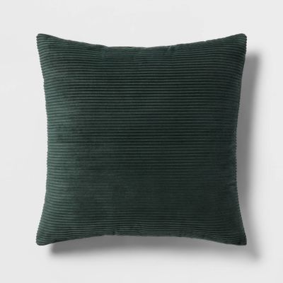 Oblong Cut Plush Decorative Throw Pillow Gray - Room Essentials™