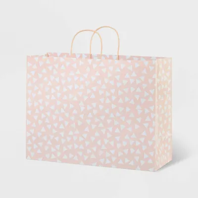 Large Polka Dots Gift Bag Pink - Spritz