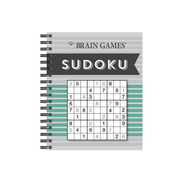 Brain Games - Sudoku (Green) - by Publications International Ltd & Brain Games (Spiral Bound)