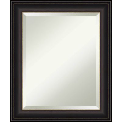 Amanti Art 20 x 24 Trio Framed Wall Mirror Oil Rubbed Bronze: Modern Rectangle, Beveled, Wall-Mounted