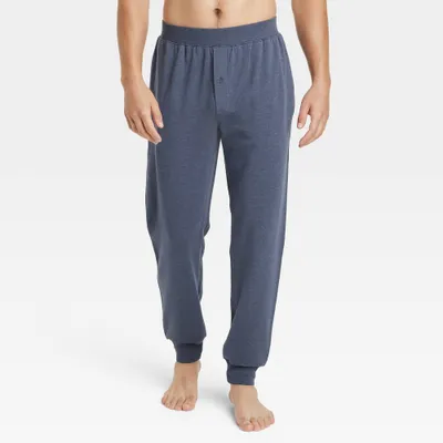 Mens Cotton Modal Knit Jogger Pajama Pants