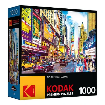 Kodak Premium - Time Square & 7th Avenue Manhattan New York - 1000pc Jigsaw Puzzle