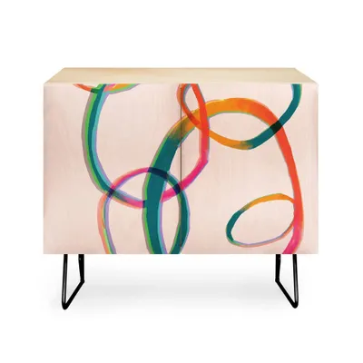 ThirtyOne Illustrations Love and Aberration Black Legged Credenza