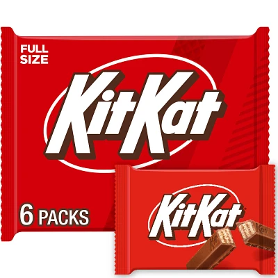 Kit Kat Milk Chocolate Wafer Candy Bars - 9oz/6ct