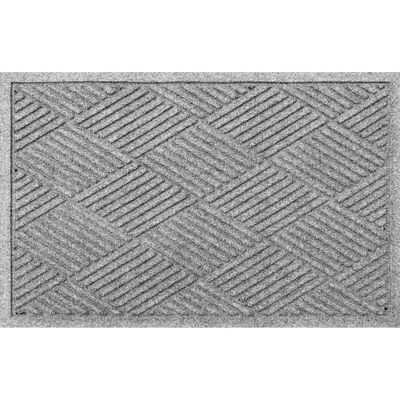 Bungalow Flooring 2x3 WaterHog Diamonds Indoor/Outdoor Doormat Heather Gray