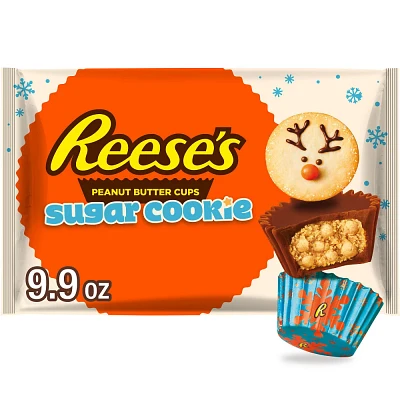 REESES Christmas Peanut Butter Cup Sugar Cookie Miniatures - 9.9oz