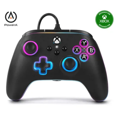 PowerA Advantage Wired Controller for Xbox Series X|S with Lumectra  Black