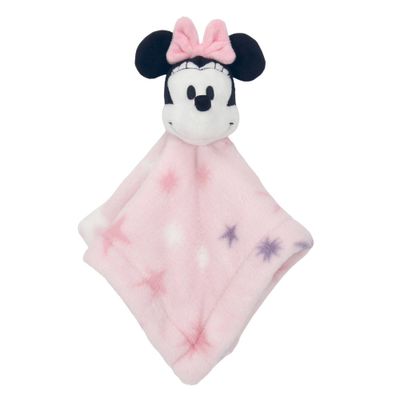 Lambs & Ivy Disney Baby Minnie Mouse Plush Security Blanket - Pink