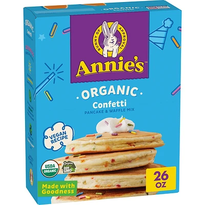 Annies Homegrown Birthday Confetti Pancake & Waffle Mix - 26oz