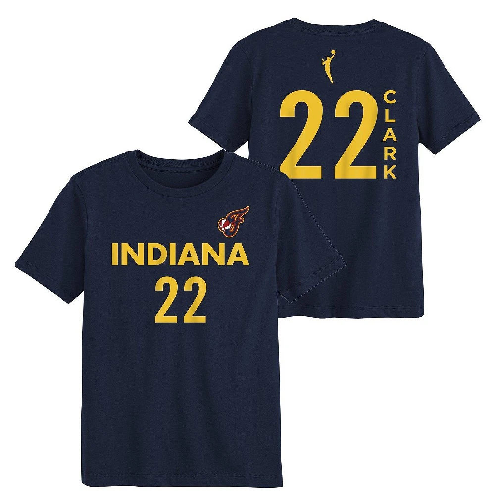 WNBA Indiana Fever Youth Caitlin Clark Navy T-hirt