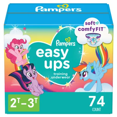 Pampers Easy Ups Girls My Little Pony Disposable Training Underwear - 2T-3T