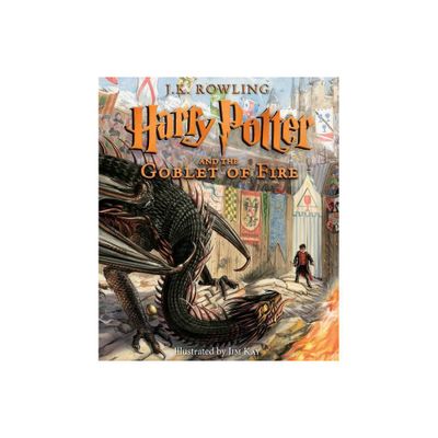 Harry Potter and the Goblet of Fire: The Illustrated Edition - by J K Rowling (Hardcover)