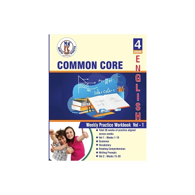 4th grade Common Core ELA Test Prep - by Gowri M Vemuri & Math-Knots (Paperback)