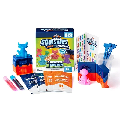 Elmers 2ct Squishies Monster Mix n Match