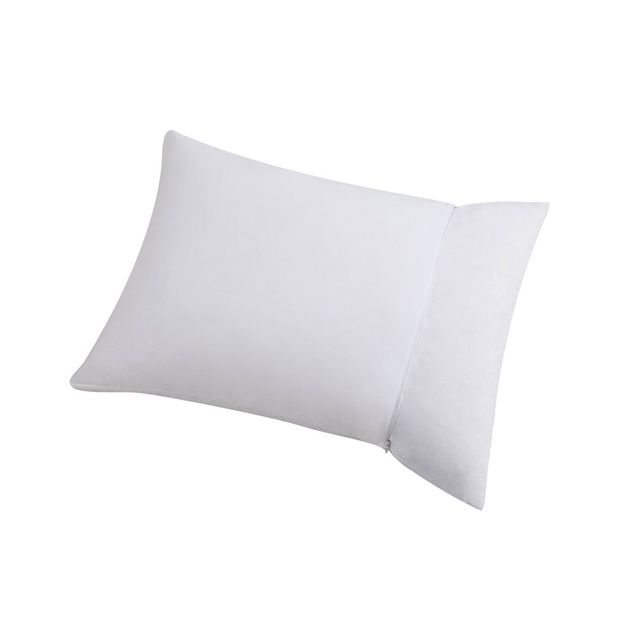 Fresh Ideas  6pk Cotton Pillow Protector: Zippered, Machine Washable, Tumble Dry Safe, 100% Cotton Weave