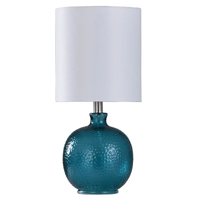 Table Lamp Blue - StyleCraft: Glass