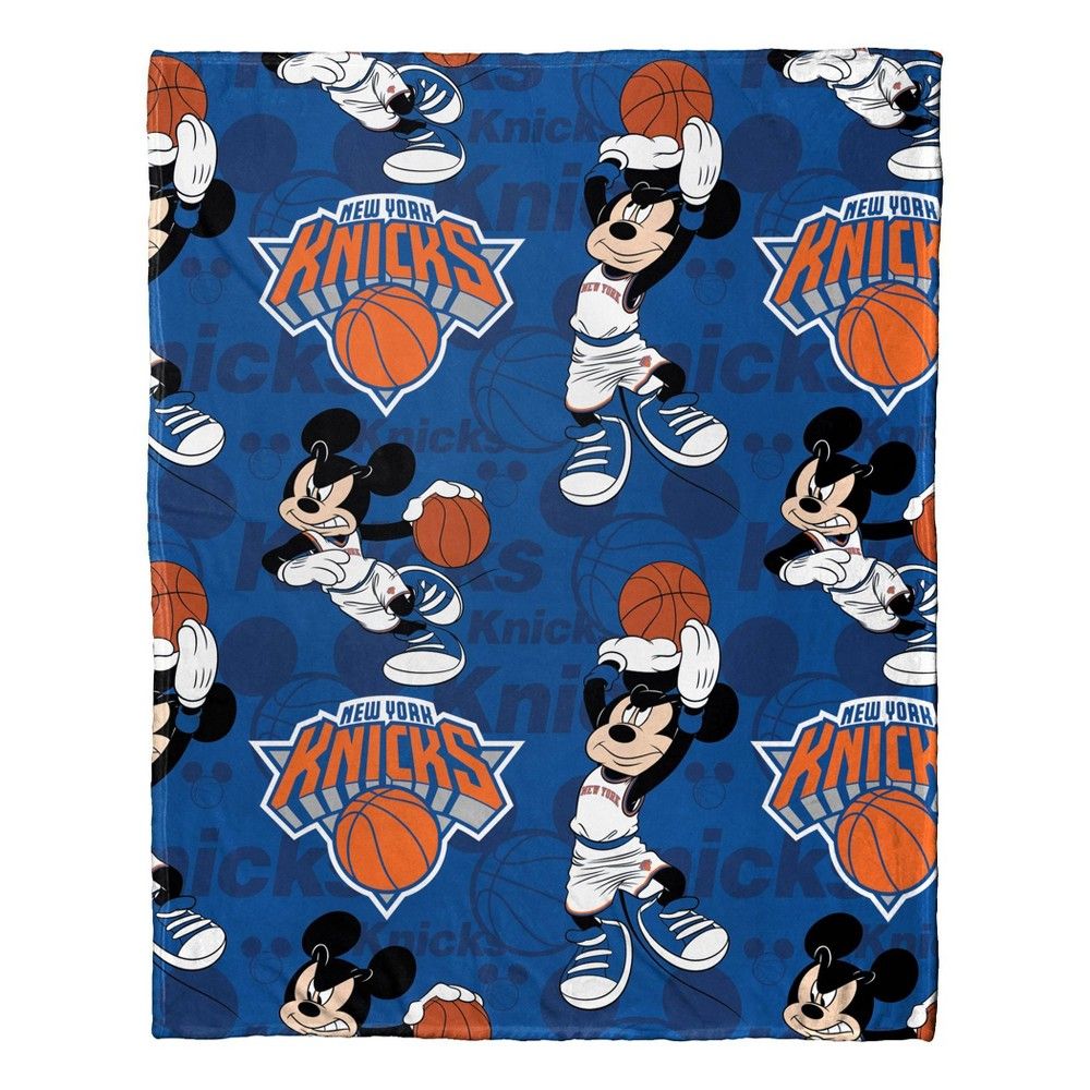 NBA New York Knicks Mickey Silk Touch Throw Blanket and Hugger | The Market  Place