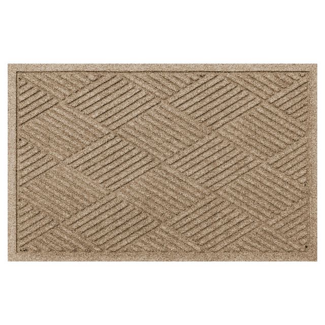 Bungalow Flooring 2x3 WaterHog Diamonds Indoor/Outdoor Doormat Camel