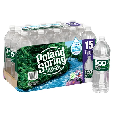 Poland Spring 100% Natural Spring Water