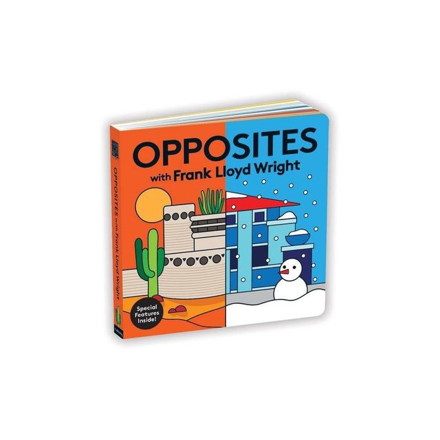 Opposites with Frank Lloyd Wright - by Mudpuppy (Board Book)