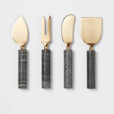 4pk Marble Cheese Knives - Threshold