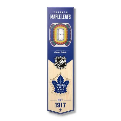 8 x 32 NHL Toronto Maple Leafs 3D Stadium Banner