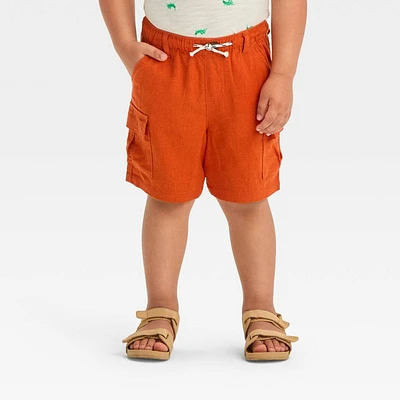 Toddler Boy Pull-On Woven Cargo At Knee Short