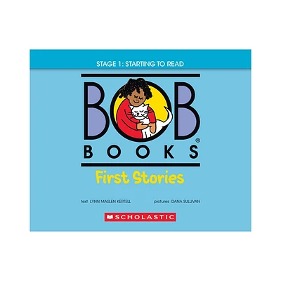 Bob Books - First Stories Hardcover Bind-Up Phonics, Ages 4 and Up, Kindergarten (Stage 1: Starting to Read) - by Lynn Maslen Kertell