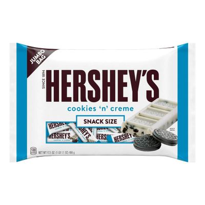 Hersheys Snack Size Cookies N Creme Bars - 34.2oz/2ct