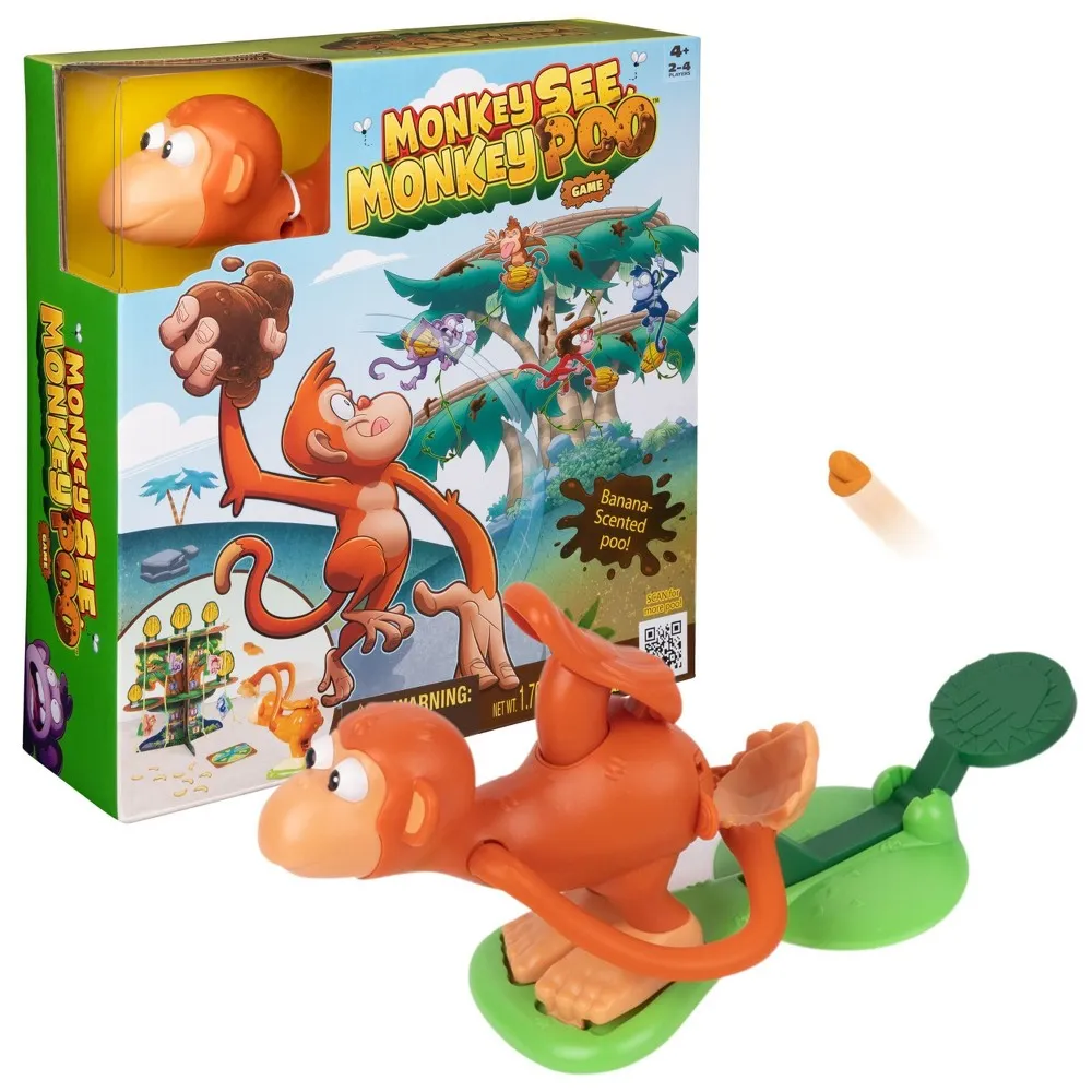 Spin Master Games Monkey See Monkey Poo Board Game | The Market Place