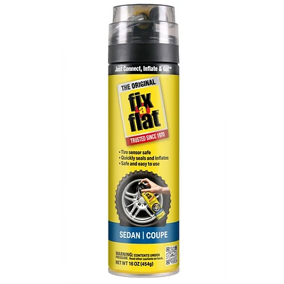 Fix-a-Flat 16oz Sedan and Coupe Tire Inflator