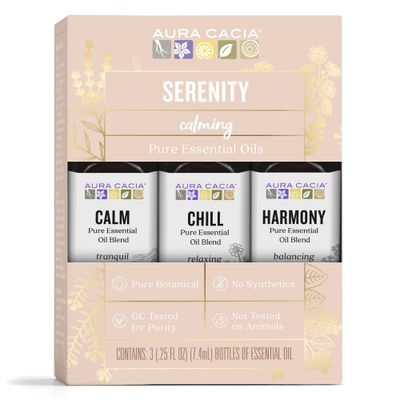3pk Serenity Multi Essential Oil Set - Aura Cacia