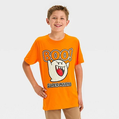 Boys Super Mario Halloween Short Sleeve Graphic T-Shirt