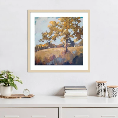 Amanti Art 25x25 Tree Standing Strong by Mary Parker Buckley Wood Framed Wall Art Print: Lithograph, Hardwood Frame, Wire Mount