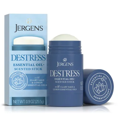 Jergens De-Stress Essential Oil Balm Stick - Scented - 0.9oz