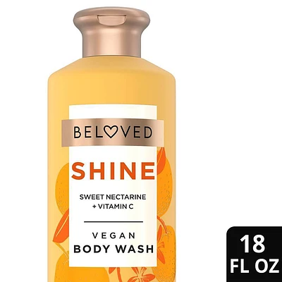 Beloved Shine Vegan Body Wash with Sweet Nectarine & Vitamin C - 18 fl oz