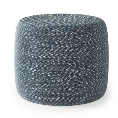 Brodie Round Braided Pouf - WyndenHall: - Cotton