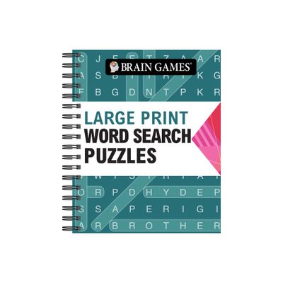 Brain Games - Large Print Sudoku Puzzles (Arrow) - (Brain Games Large  Print) by Publications International Ltd & Brain Games (Spiral Bound)