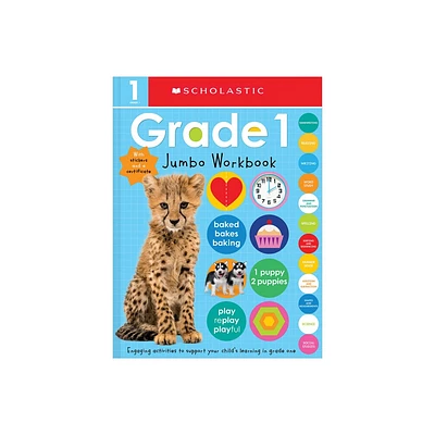 First Grade Jumbo Workbook: Scholastic Early Learners (Jumbo Workbook) - (Paperback)